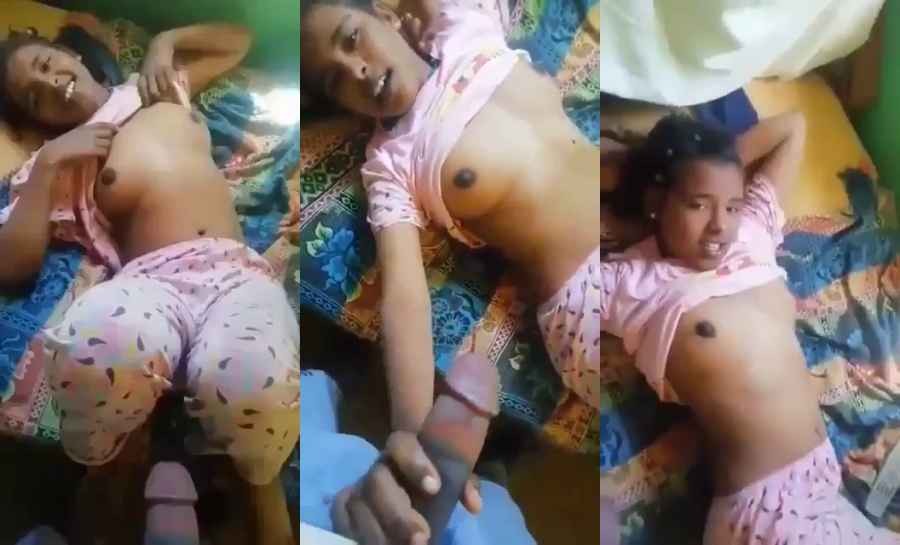 Sister Boob Press With Handjob