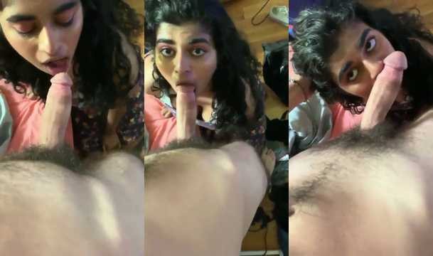 Watch Horny Desi Indian Babe Blowjob