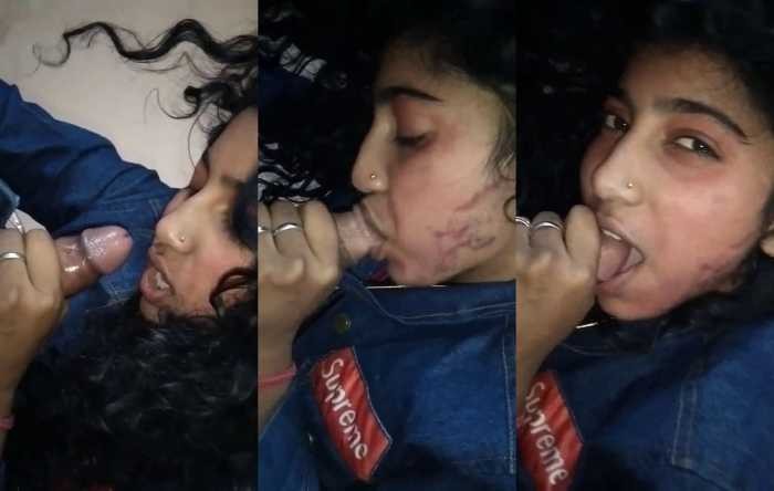 Watch Hot Collage Girl Horny Sucking Dick