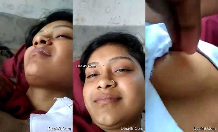 Watch Hot Desi Girl Boobs Pressing